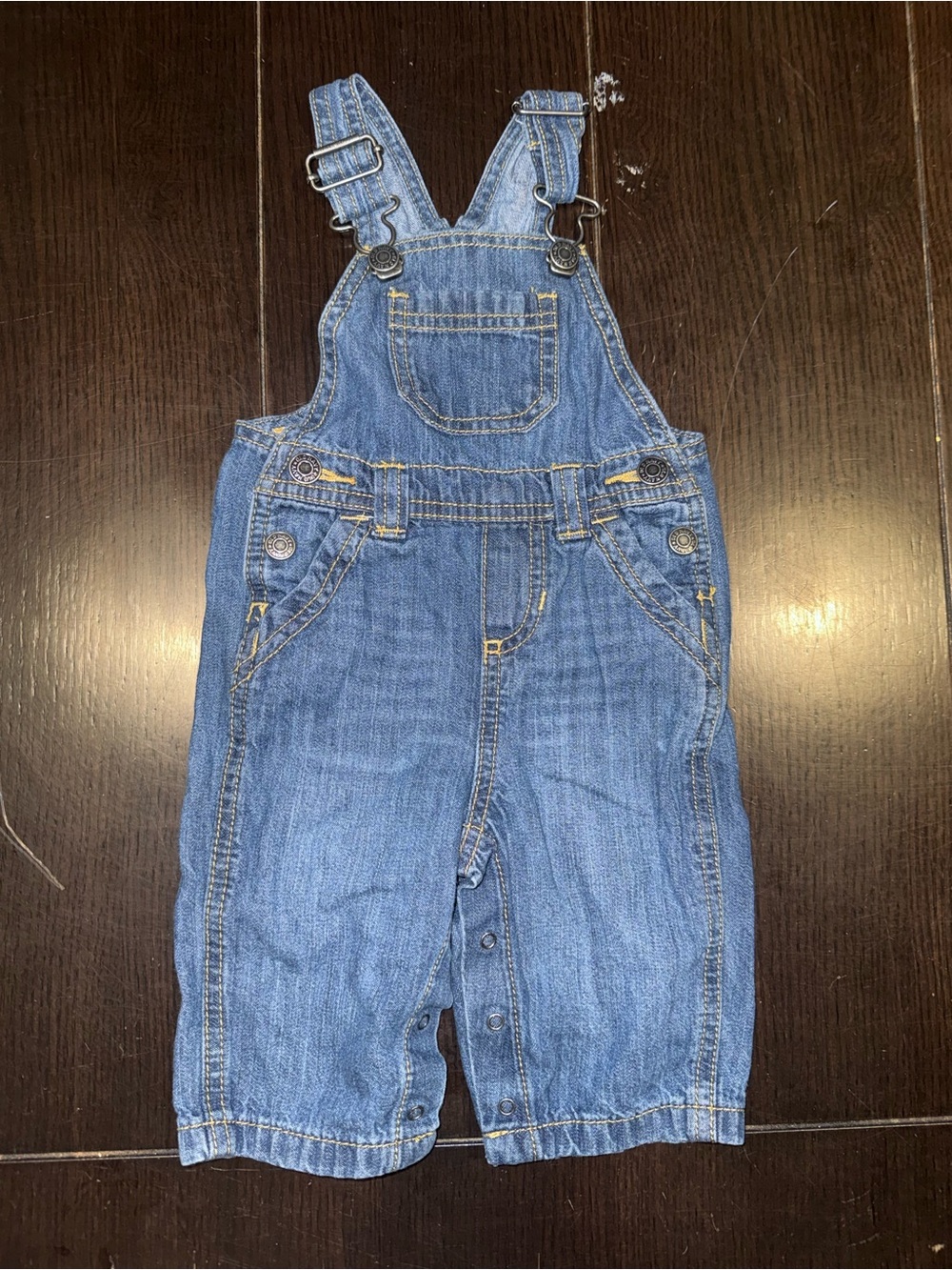 Old Navy Blue Denim Kids Overalls